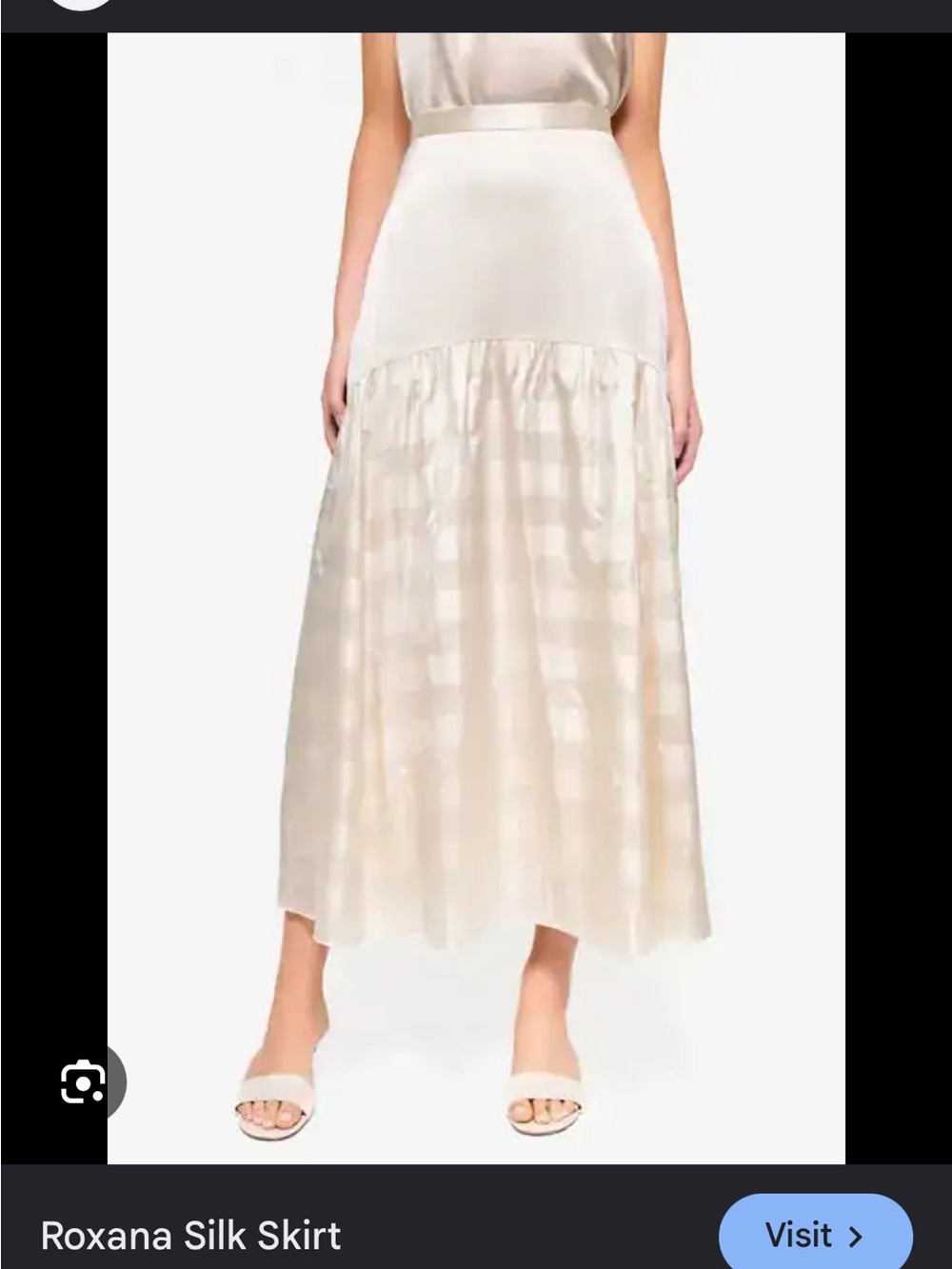 Cami NYC Roxana skirt -100% silk